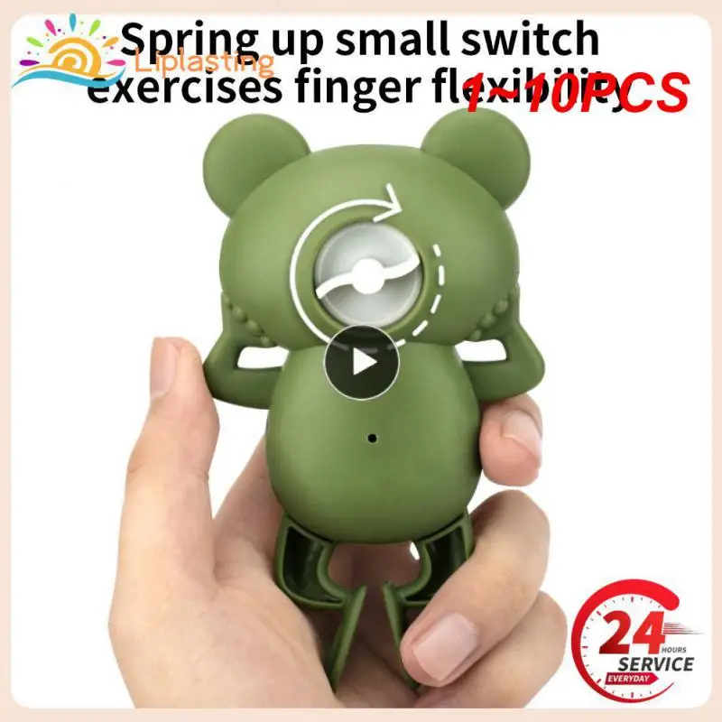 

1~10PCS Clockwork Frog Children's Bath Toy Automatic Swimming Toy Without Electricity Baby Bathing Interactive Toys Pools Water