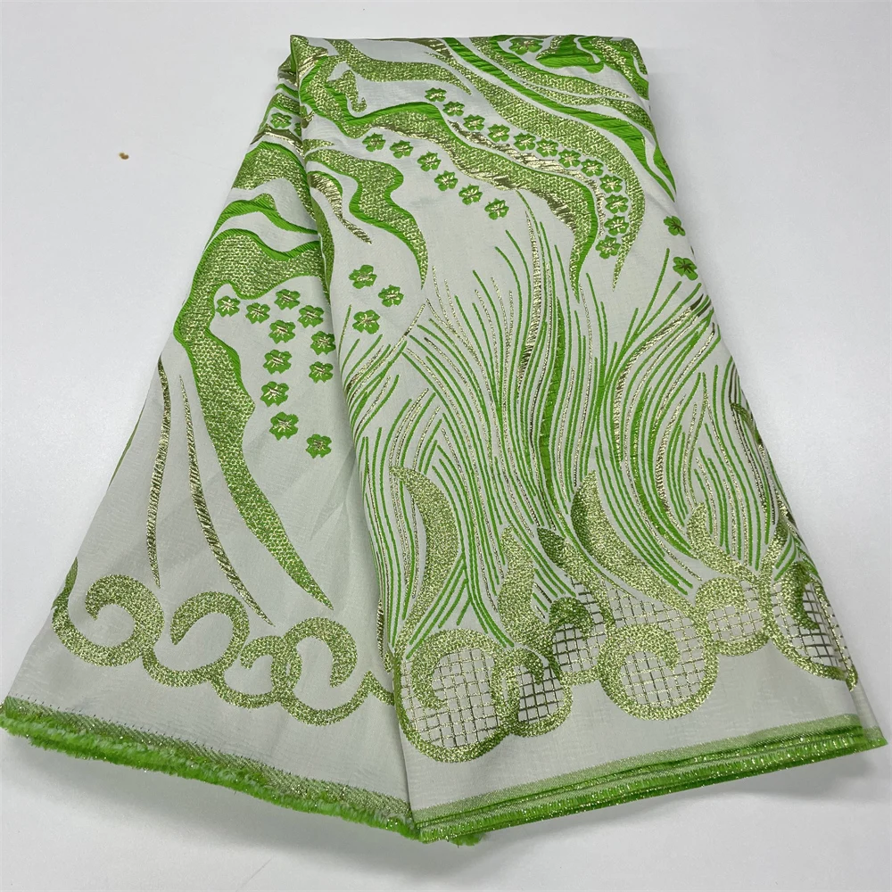 

2023 высококачественный Африканский нигерийский Тюль с позолотой, кружевная ткань, вышивка, французская органза, кружево, жаккард, парчовая кружевная ткань QF0837