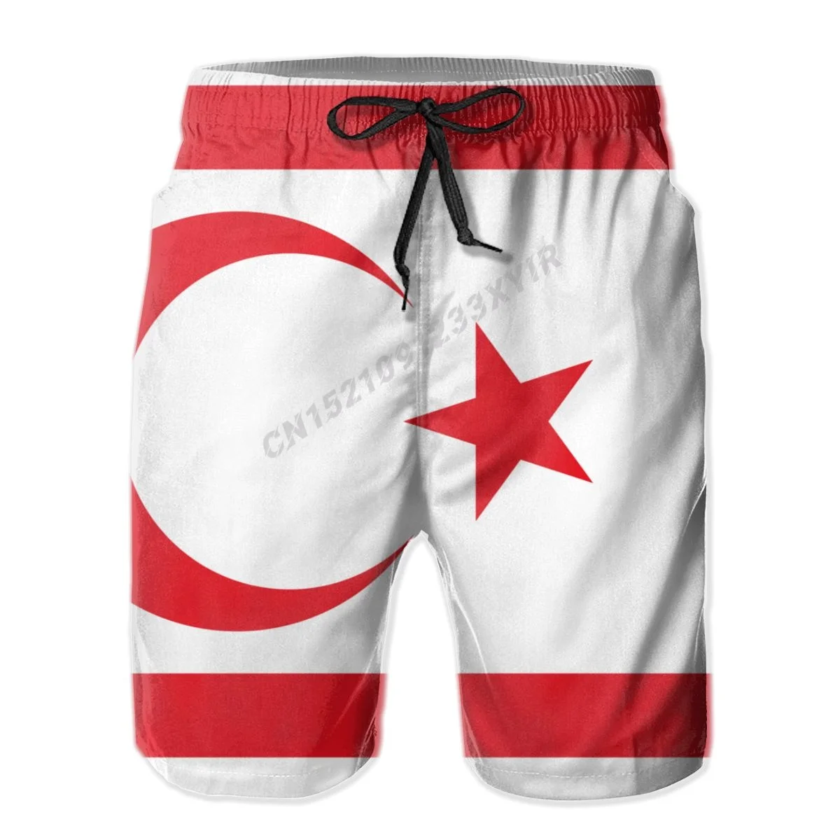 

Мужская Турецкая Республика Северный Кипр флаг Женская одежда для серфинга из полиэстера для бега