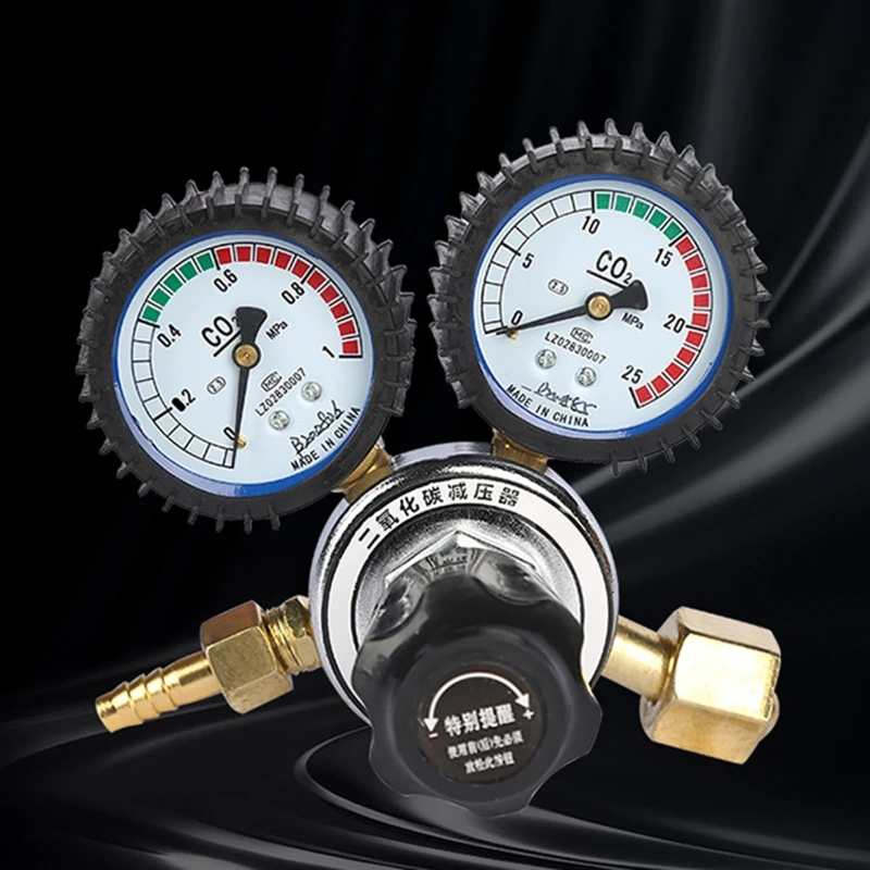 Description Picture 4 of itemPressure Reducer Relief Valve 0-25Mpa Argon Regulator CO2 Mig Tig Flow Meter Gas Regulators Flowmeter Welding Weld Gauge