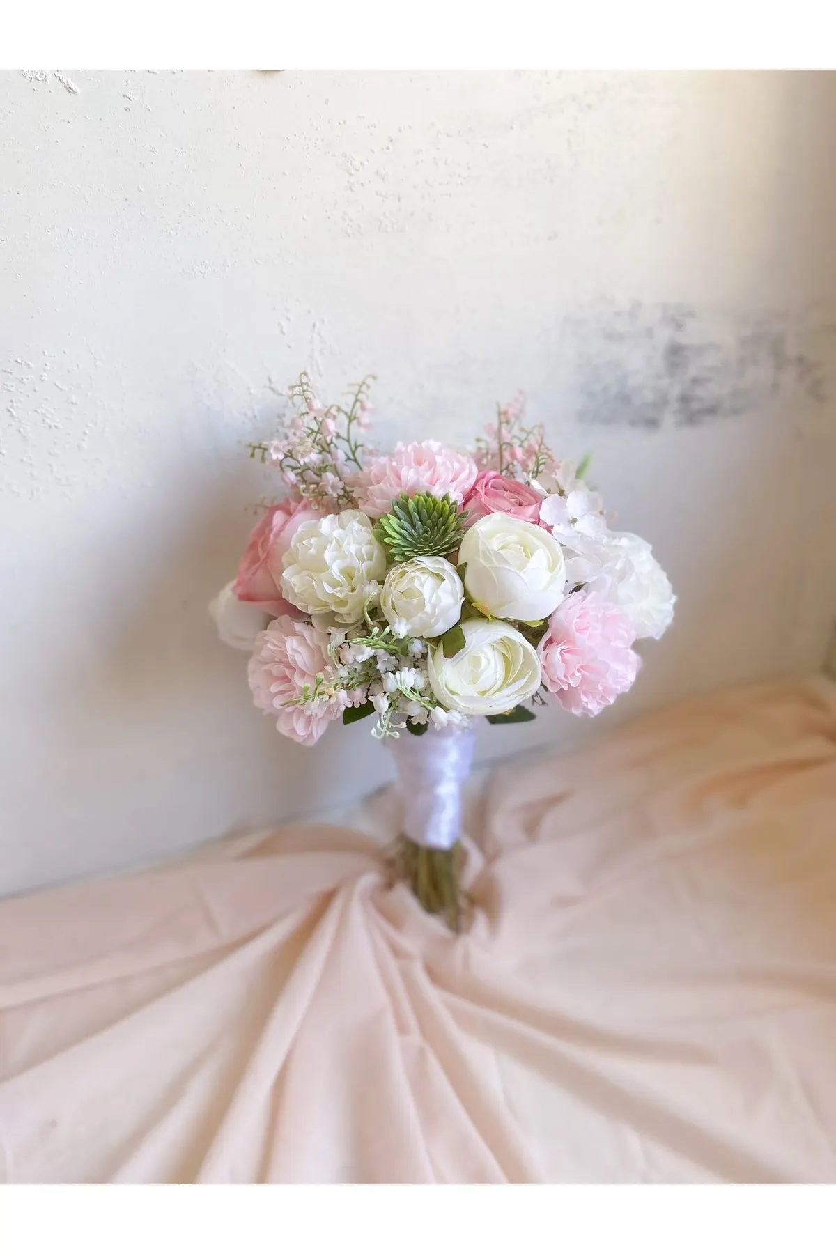 

Bridal Accessories Pink Bridal Bouquet Bride Flower New Season Wedding Handmade For Bride And Bride