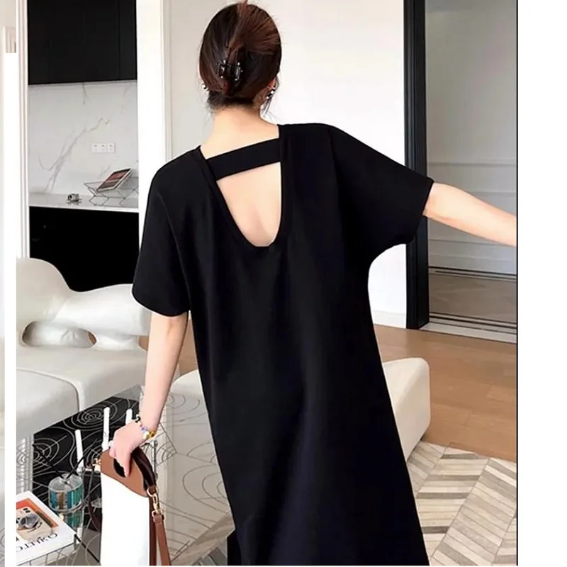 Модные летние платья для женщин новинка 2023 года длинное платье выше колена