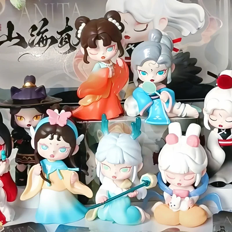 Подлинная серия Anita 5 горный и морской дух слепая коробка игрушки античная