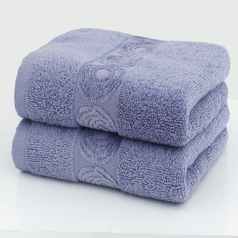 

Fashion towel 100% cotton plain face wash absorbent face towel thickened gift embroidered towel