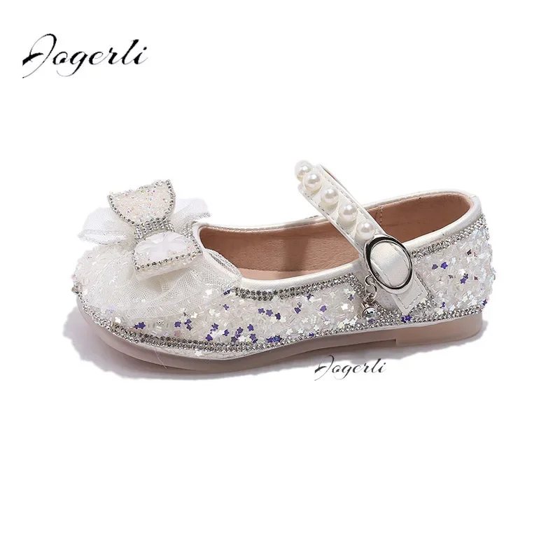 Туфли Принцессы На Плоской Подошве Для Девочек Танцевальные Лоферы Из