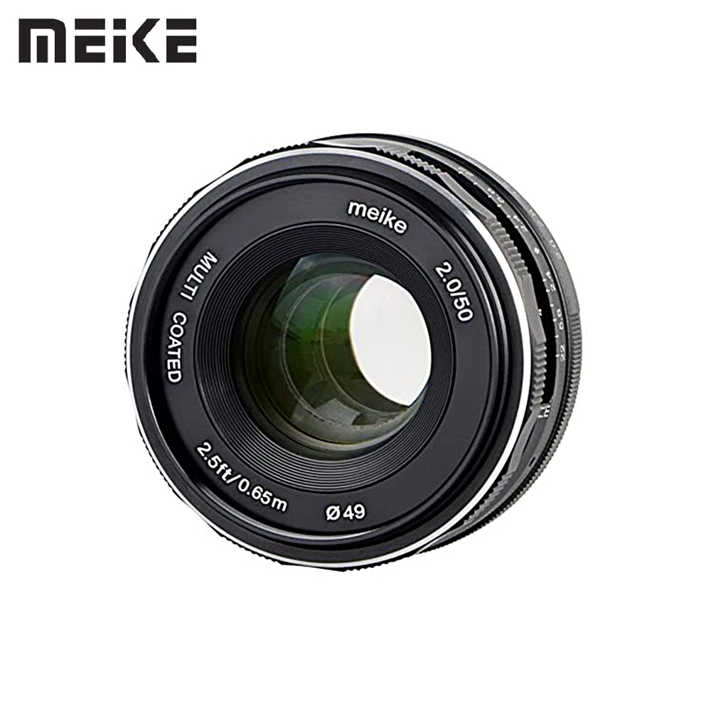 

Meike 50 мм f2.0 фиксированный основной объектив с ручной фокусировкой для Nikon 1 Mount J1, J2, J3, J4, J5, V1, V2, V3, S1