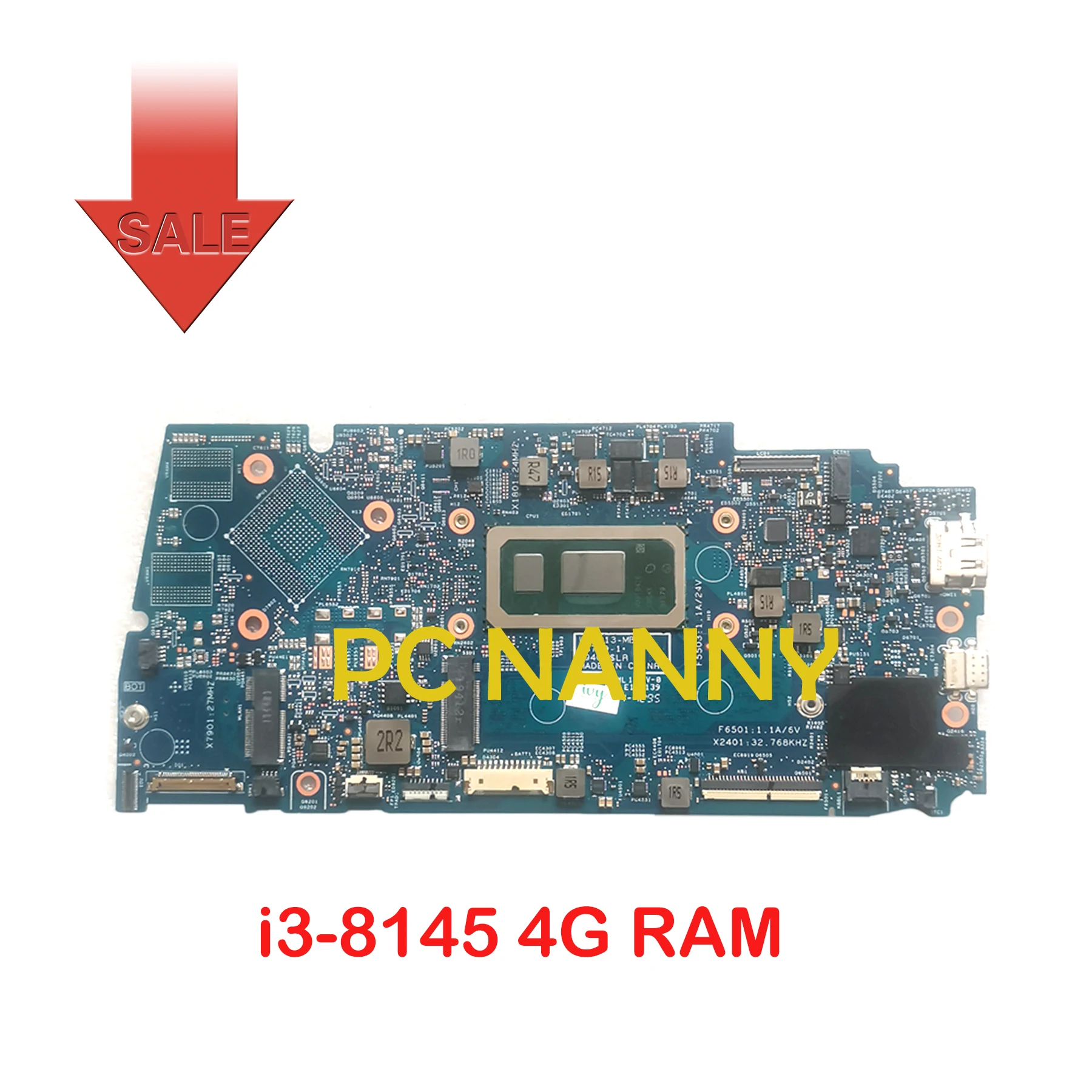 

Материнская плата PCNANNY для ноутбука dell Inspiron Vostro 13 5390, системная плата CN-0T6C16 T6C16 18769-1 i3-8145 4G RAM
