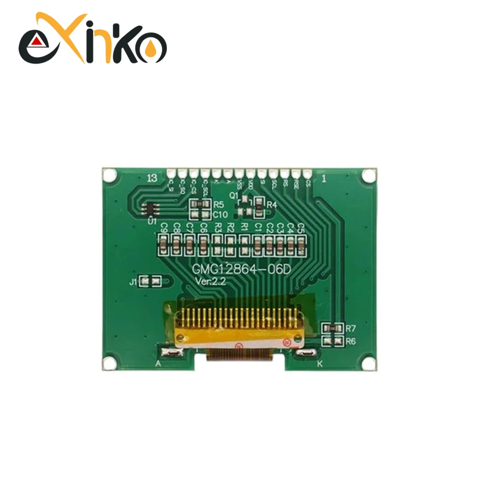 1-10 шт. Lcd12864 12864-06D, 12864, ЖК-модуль, COG, с китайским шрифтом, матричный экран, интерфейс SPI (art.: 3920ce5e669da) - 3920ce5e669da