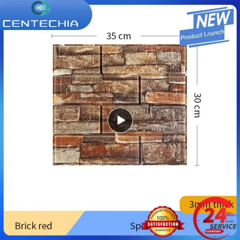 

1~30PCS Home Self Adhesive Wallpaper Waterproof 3D Brick Wall Panel Living Room Brick Stickers Bedroom Kid Brick Wall Papers