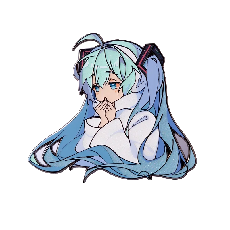 5 см Хацунэ Мику аниме периферийные устройства высококачественная брошь из