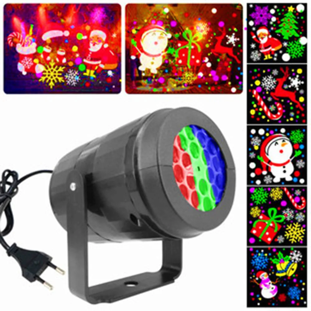 

16 Patterns High-brightness Christmas Laser Projector Outdoor Light for Christmas New Year Stage Par Disco Home Party Decoration