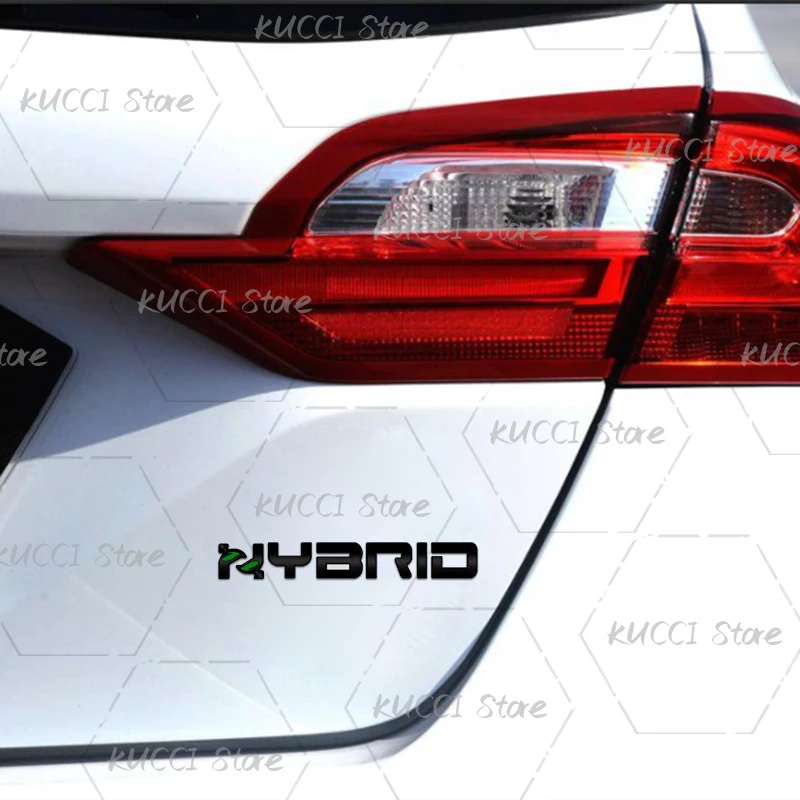 3D автомобильная наклейка с гибридным логотипом металлическая эмблема значок