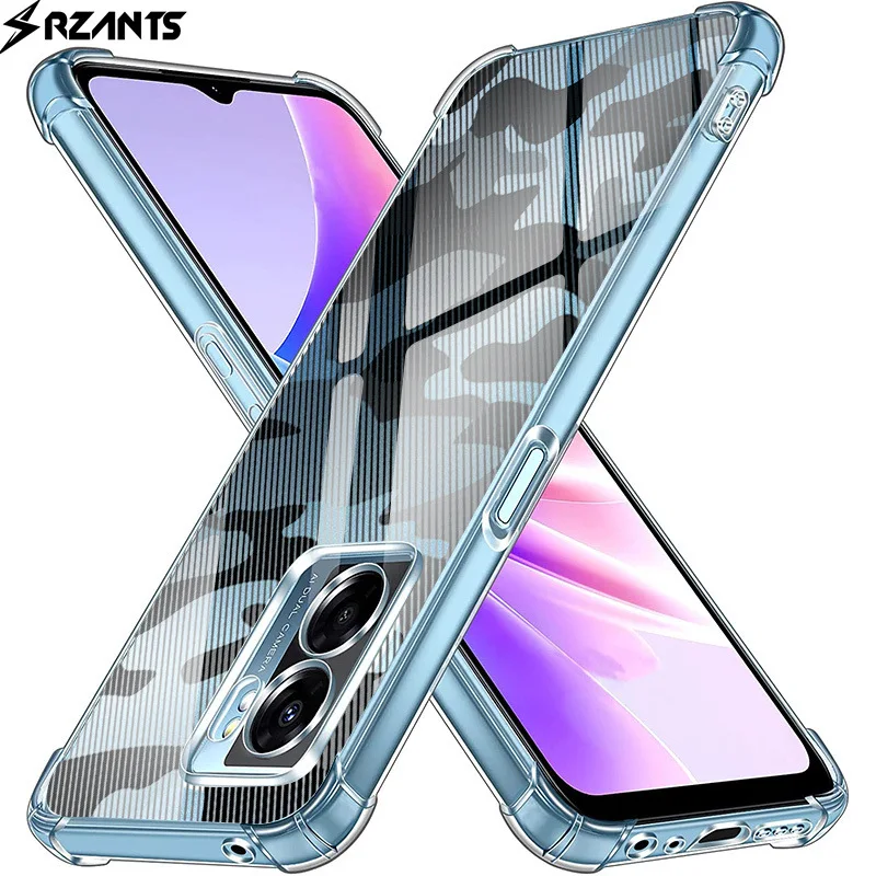 

Case for OPPO A77 5G Mobile Phone Shell Translucent Four Corners Anti-fall