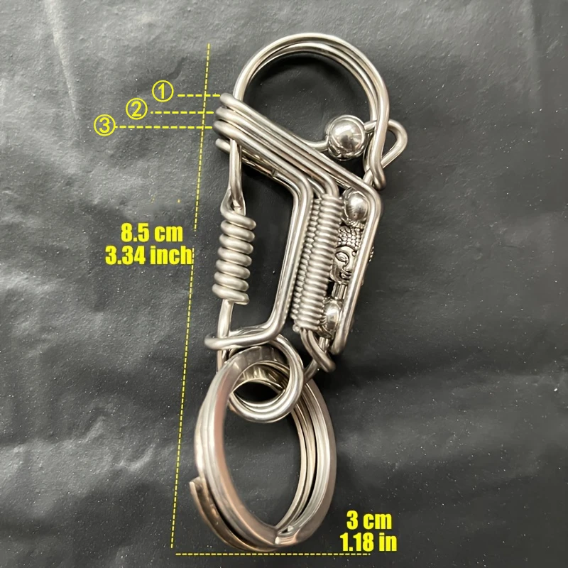 

Брелок из нержавеющей стали с гравировкой Будды