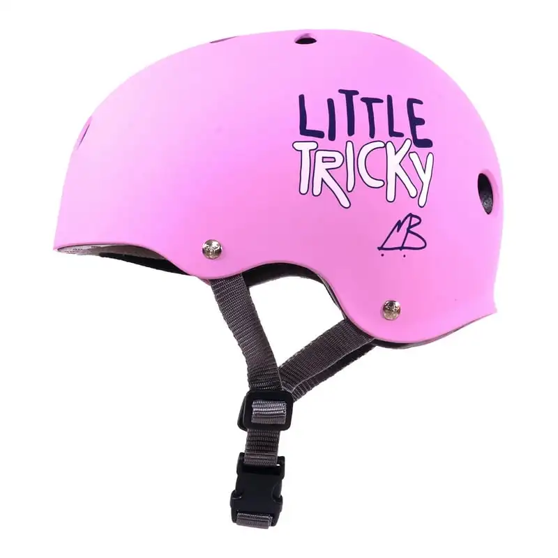 

Eight Little Tricky Dual Certified Sweatsaver Kids Skateboard and Bike Helmet, Pink Rubber Hockey puck Hockey grip Hockey tape A