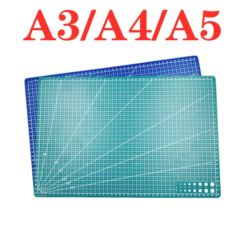 A3 A4 5 PVC Cutting Mat Workbench Patchwork Cut Pad Sewing Manual DIY Knife Engraving Leather Cutting Board Single Side Underlay