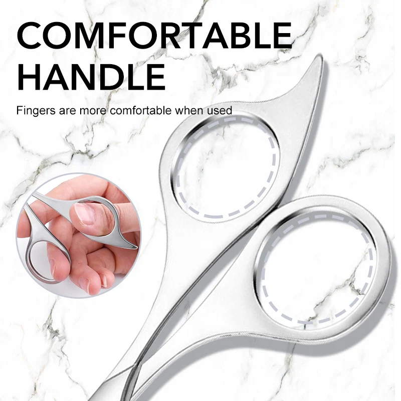 Ножницы для волос на лице нержавеющая сталь брови ресницы бороды носа ножницы