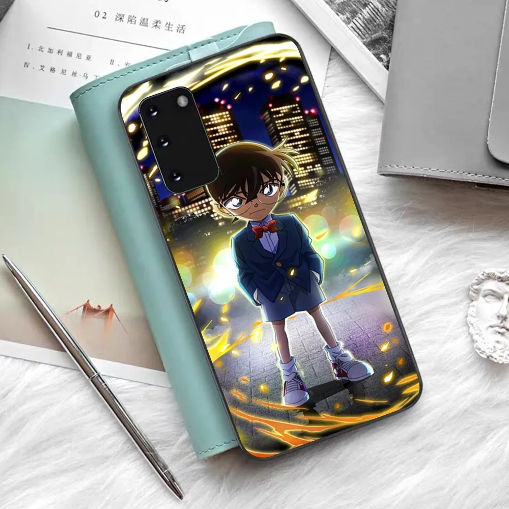 Чехол для телефона D-Detective C-Conan Samsung S 9 10 20 21 22 23 30 23plus lite Ultra FE S10 Lite Fundas