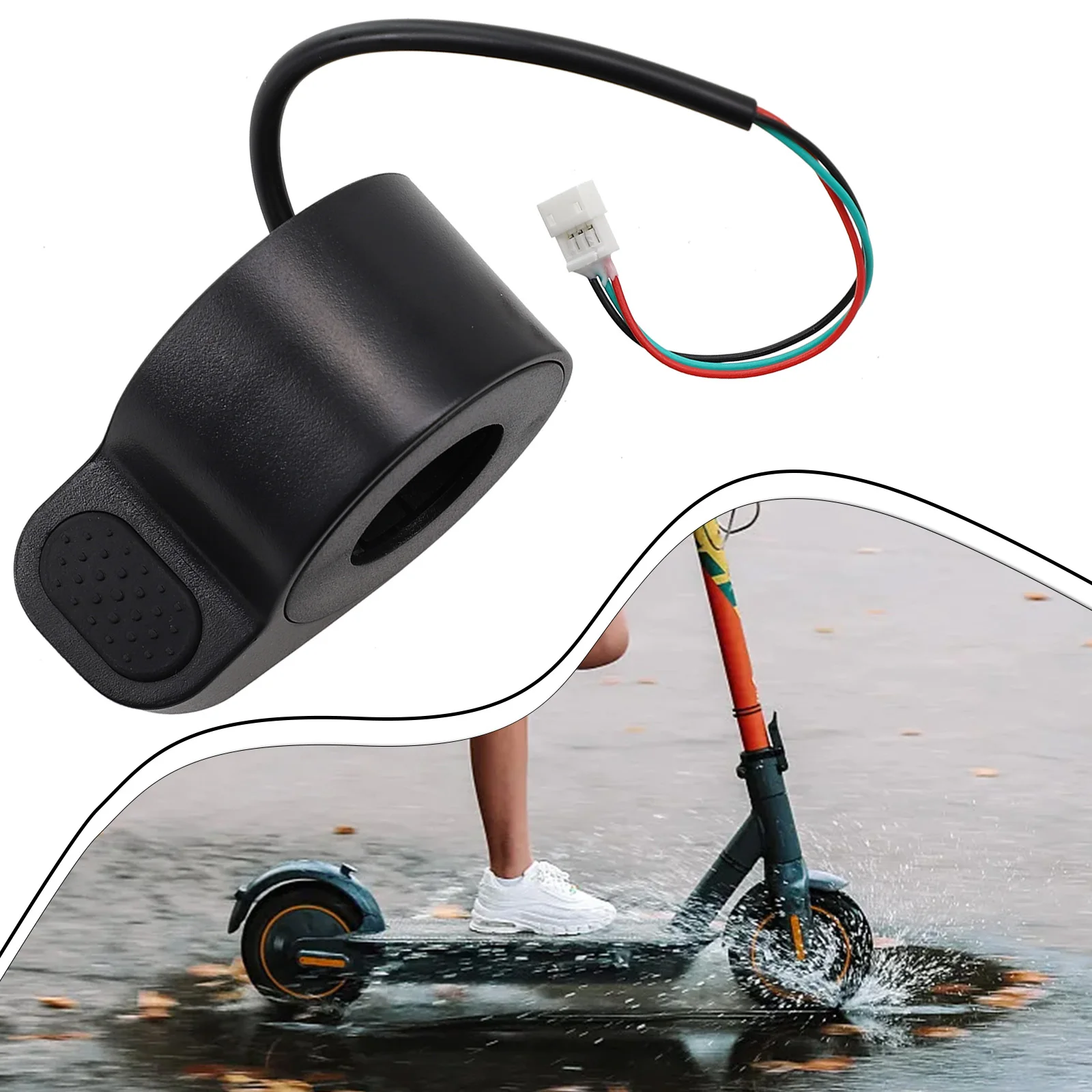 

Universal Thumb Accelerator For M365 Electric Bicycle Scooter 8.5 Inch Electric Bike Accelerator Thumb Throttle Simple Design