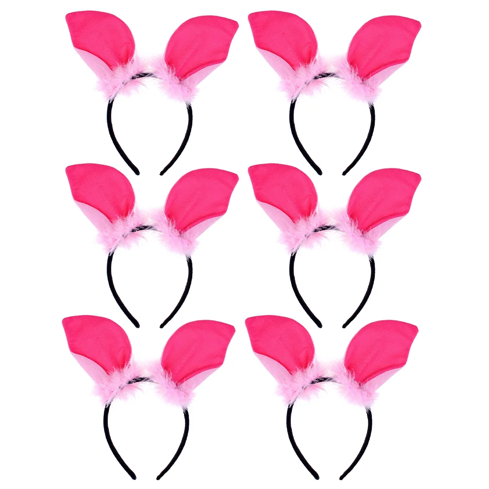 

Повязка на голову с рисунком кролика, 6 шт.