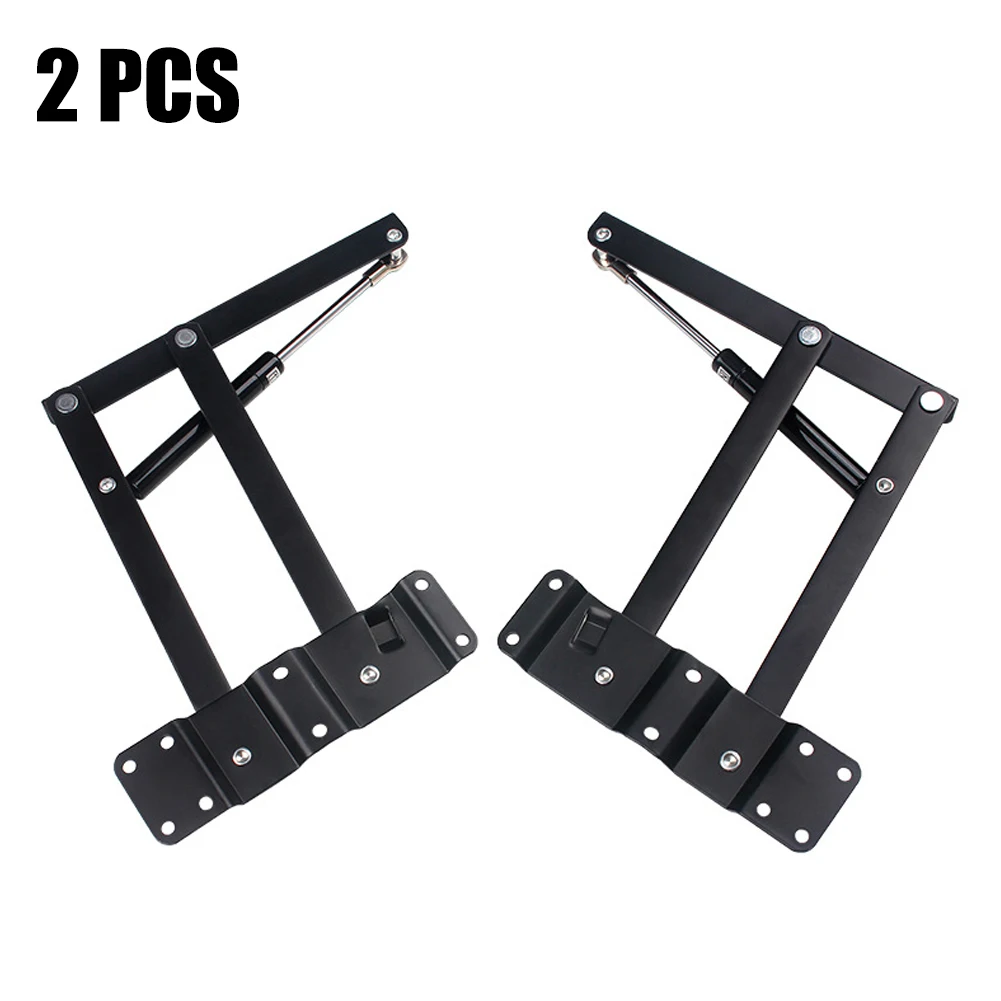 

2PCS Folding Spring Hydraulic Coffee Table Hinge Furniture Lift Up Top For Sofa Storage Box Hardware Furniture Hardware Fittings