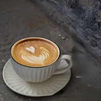 luxury espresso coffee cup original breakfast viatage coffee mug services bone china kahve fincan takimlari porcelain tableware