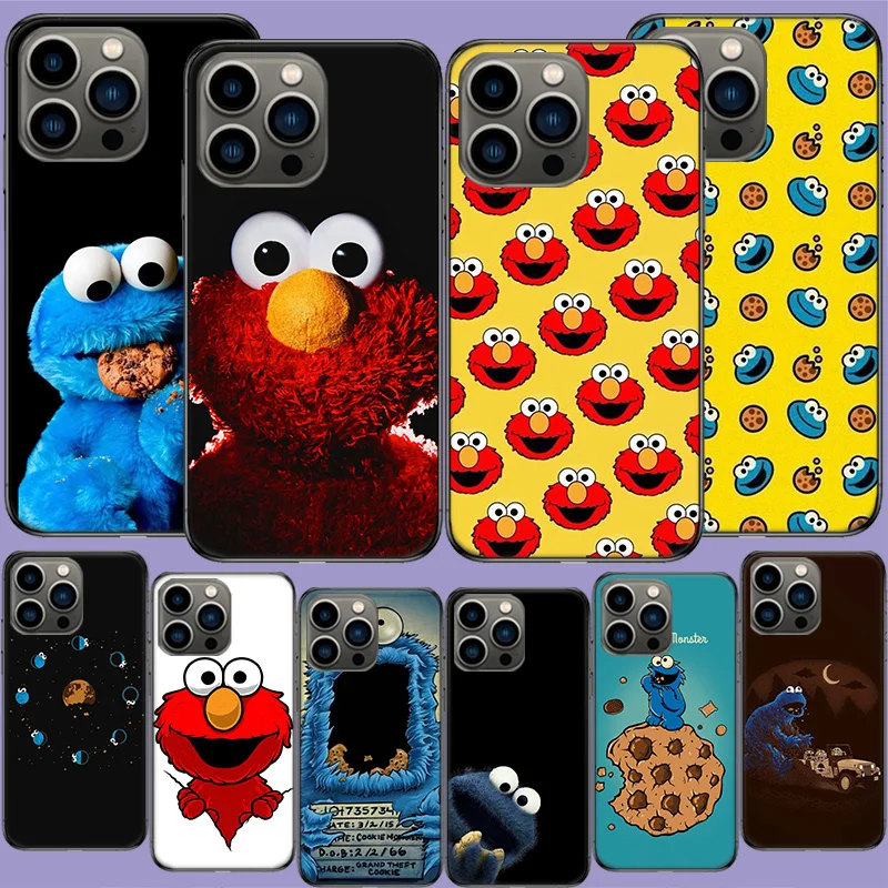 

Чехол Улица Сезам для телефона Iphone 14 13 Pro Max 12 Mini 11 Pro XR X XS Max 6 6S 7 8 Plus 5 SE 2020, милые чехлы