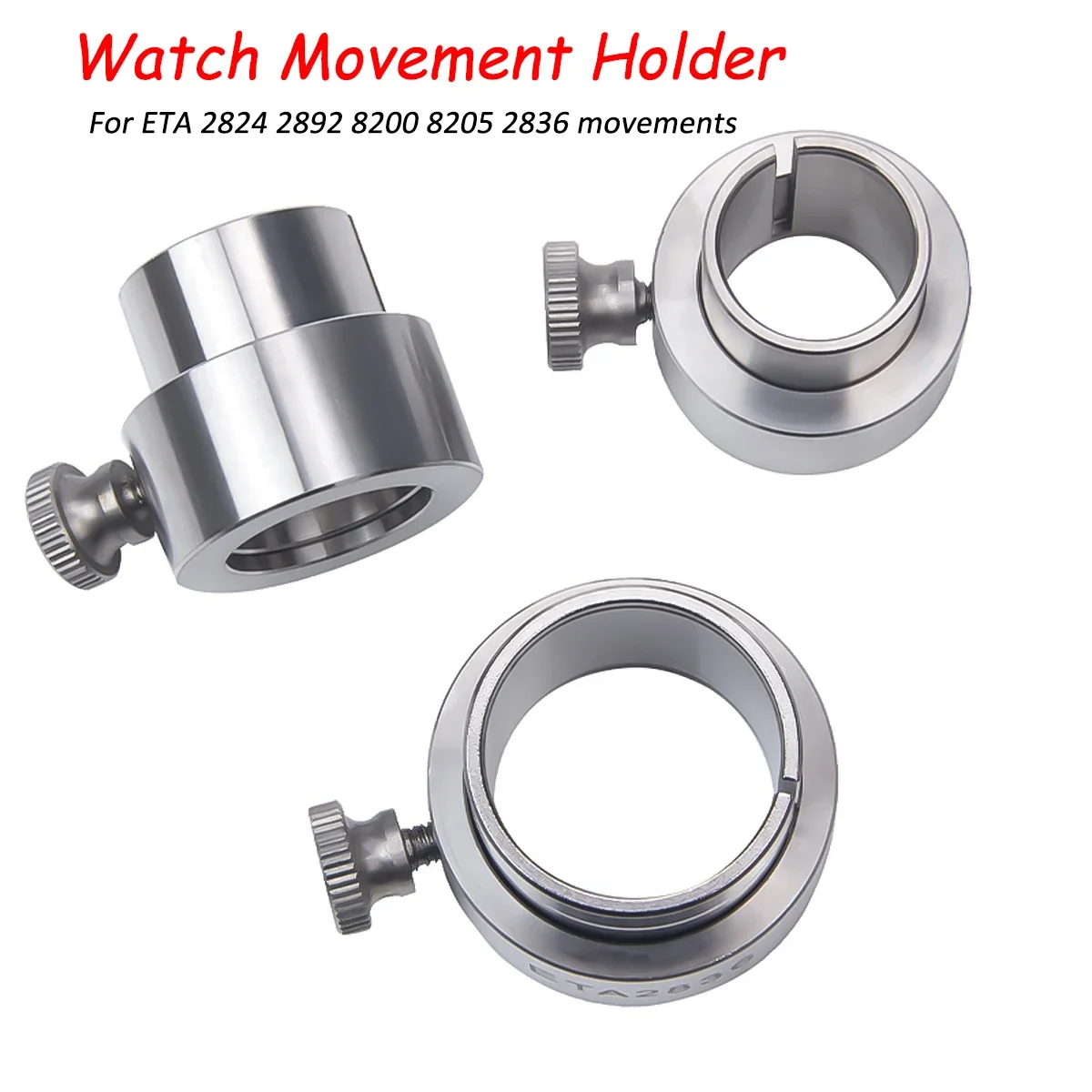Основание держателя механизма часов из нержавеющей стали подходит для ETA 2824 2892 8200