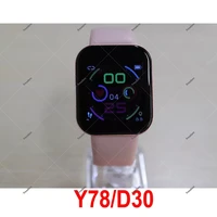 y78 d30 watch7 i7 smart watch heart rate blood pressure app messages call reminder sports music upgraded original y68 d20