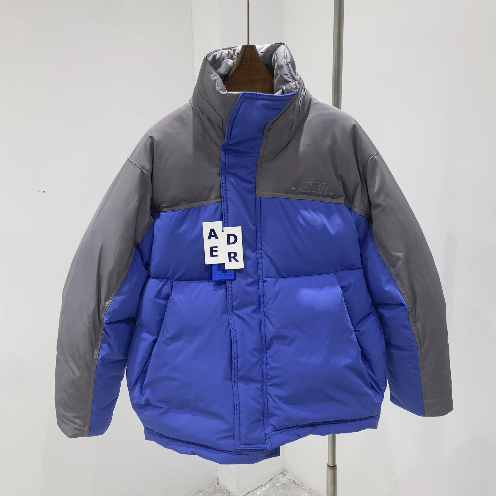 

Ader error down jacket of the new winter loose warm duck down jacket spelling colour men and women clothes
