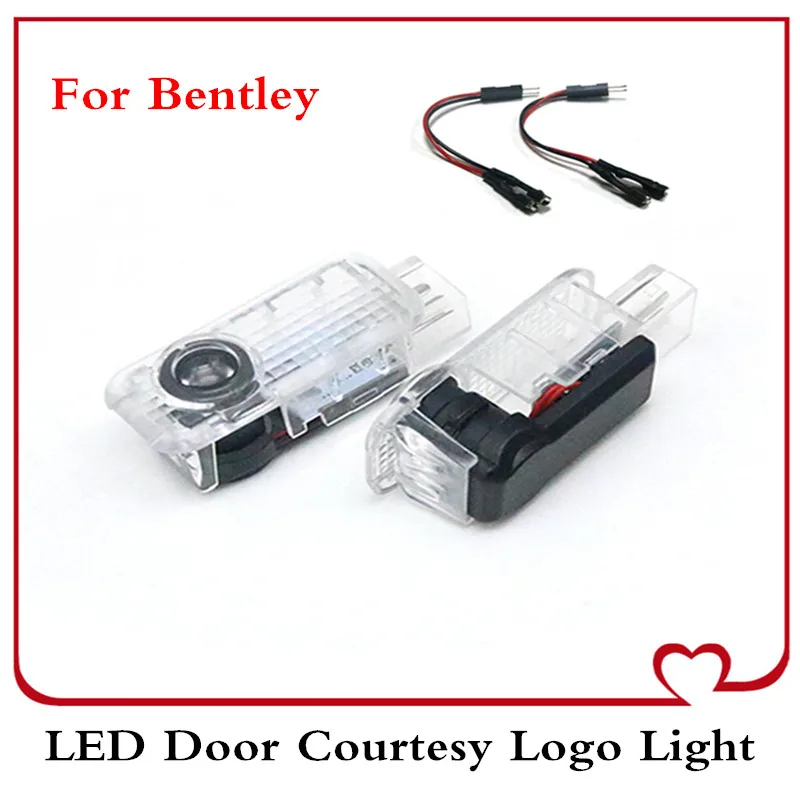 

For Bentley Car Shadow Door Light Laser Projector Logo Led Lights Courtesy Lamp Continental 2004-2019 Auto Accessories