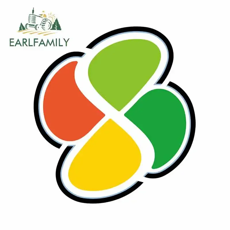 

EARLFAMILY 13 см x 11,9 см, забавные автомобильные наклейки Wakaba листовая наклейка, украшение для окна, бампера, JDM, автомобильные аксессуары