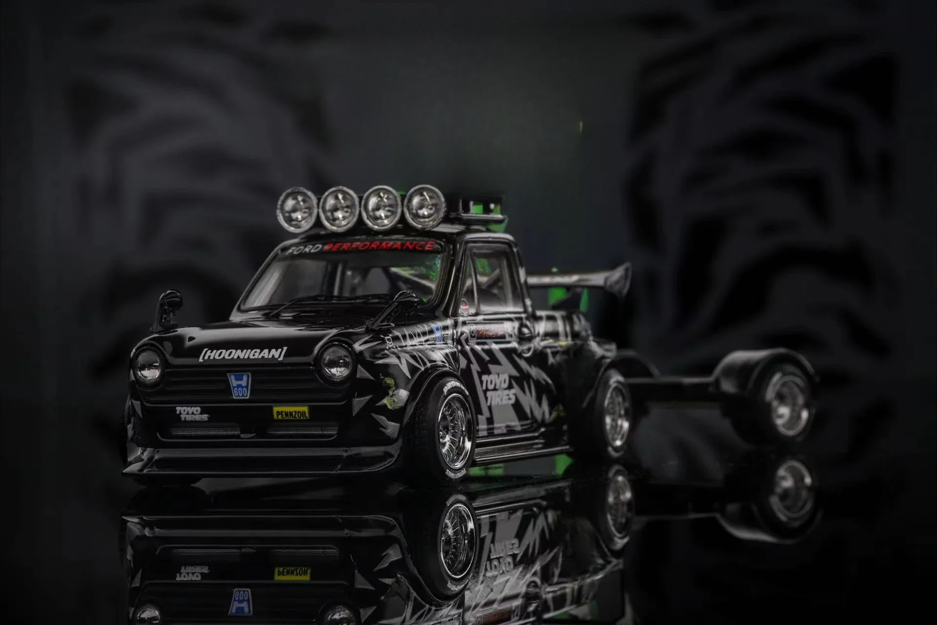 Liberty64 1:64 Пикап с широким кузовом Block43 Модель автомобиля