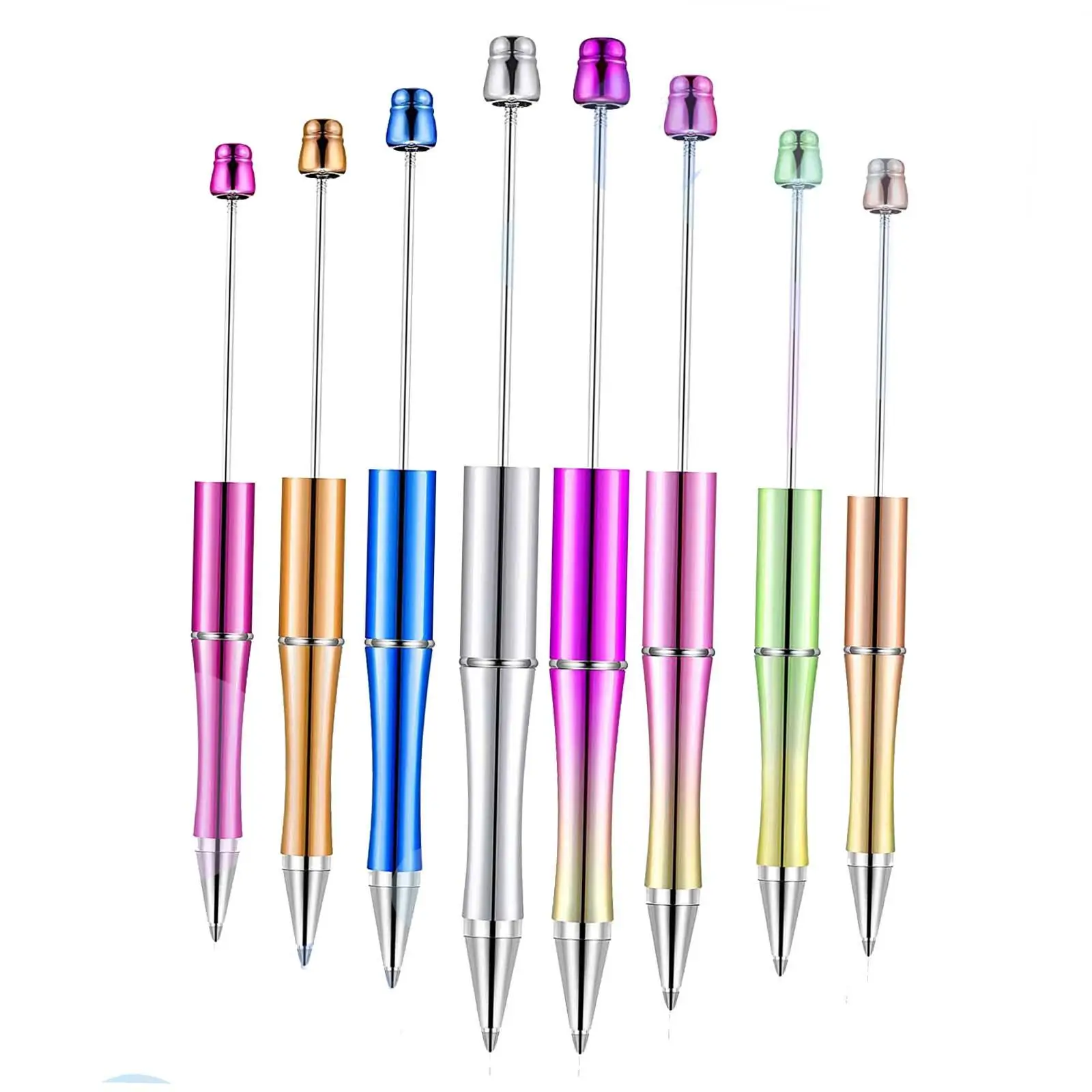 

8Pcs Assorted Colors Bead Pens Printable Ball Pen DIY Art Drawing Ballpoint Pen for School Exam Spare Drawing Journaling Office