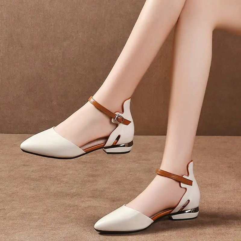 

Женские туфли на каблуке, черные классические туфли из искусственной кожи на ремешке с пряжкой, Новинка лета 2022