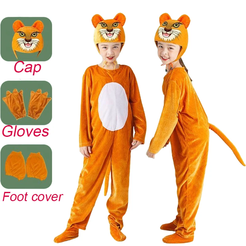 Костюм золотого льва для маленьких мальчиков детский костюм короля девочек