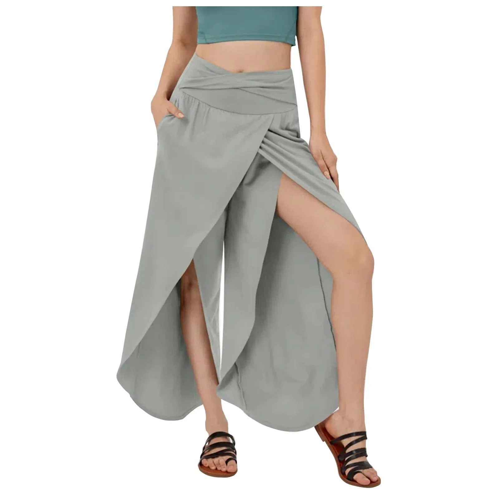 

Женские однотонные повседневные брюки с эластичным поясом, облегающие спортивные женские брюки, соответствующие комплекты, новая мода 2023
