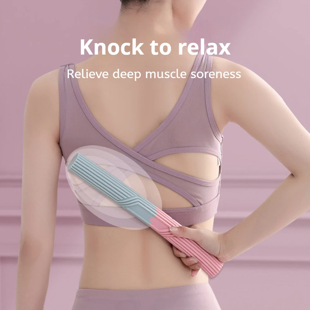 Силиконовая скручивающаяся палочка для фитнеса эргономичная конструкция