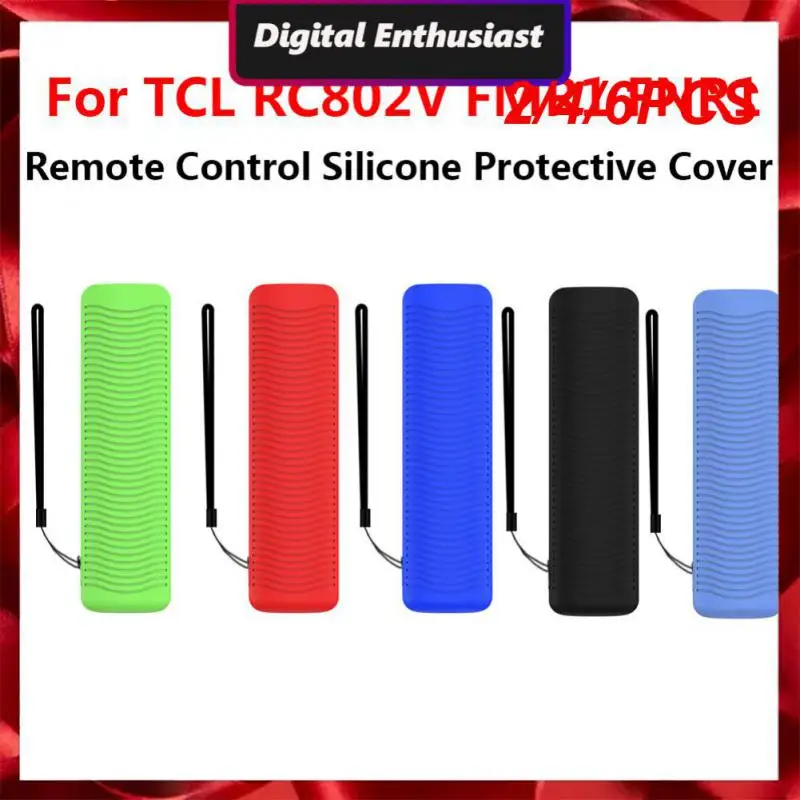 

2/4/6PCS Smart Accessories Dustproof Silicone Remote Control Cover Protective Case Rc802v Fmr1 Fnr1