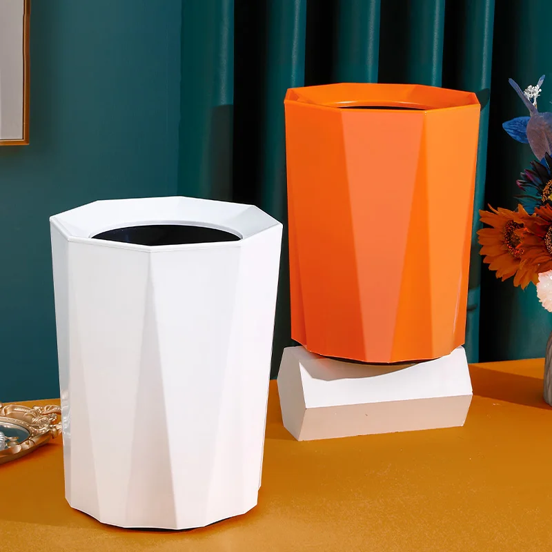 

Bucket Garbage Bins Recycling Garbage Bin Trash Can Desk House Accessories Wastebasket Transfer Paper Basket Dump Dustbin Waste