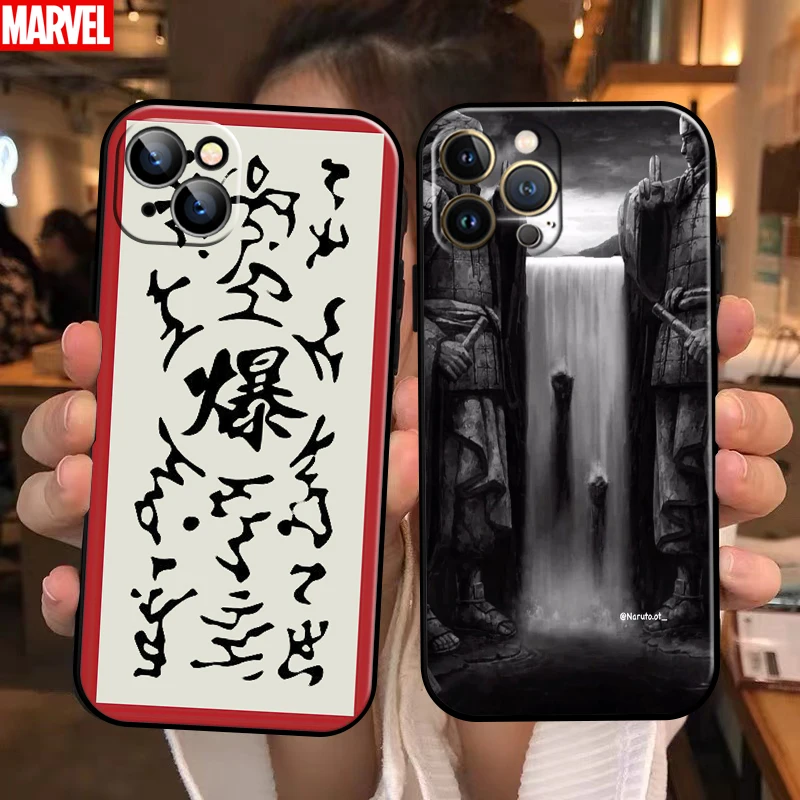 

Anime Akatsuki Logo NARUTO For Apple iPhone 13 12 11 Pro Max 13 12 Mini 5 5s 6 6S 7 8 Plus SE2020 X XR XS Max Phone Case Black
