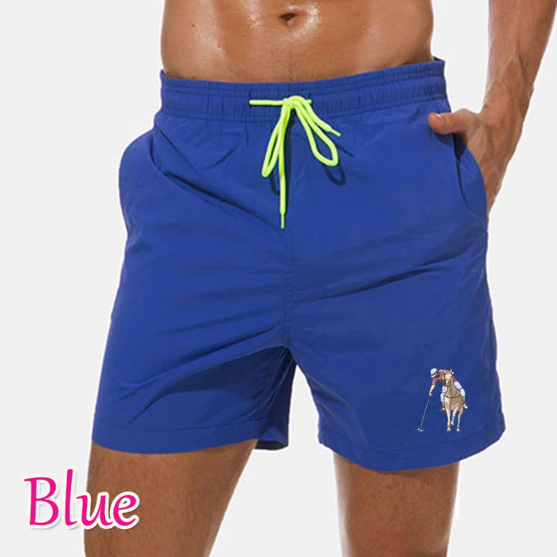 2022 Summer Quick Dry Shorts Men's Beach Pants Five Pants Korean Style Loose Casual