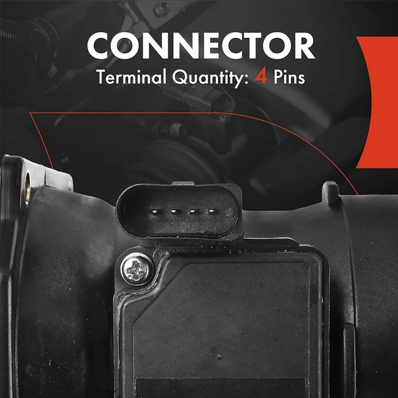 Автомобильный датчик массового расхода воздуха MAF 8ET009142-241 для A4 2000-2001 8ET009142241