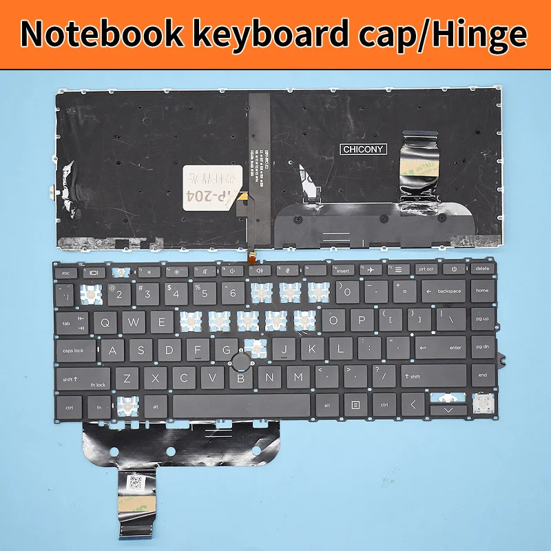 Фото Сменная клавиша-кейкап с шарниром для HP Elitebook 740 G7, 740 G8, 840 G7, 840 G8, 745, 845 G7, G8, ZBOOK Firefly 14 G7/G8 №2