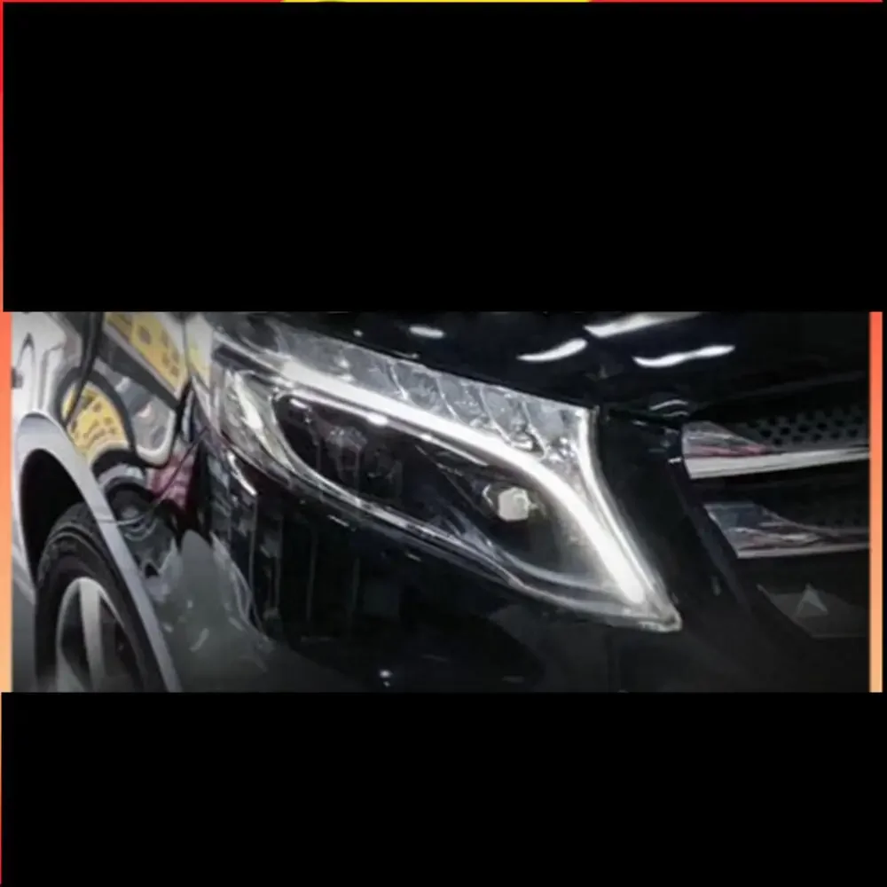 Пара полностью светодиодных фар для Mercedes-Benz V class VITO DRL дневные ходовые огни