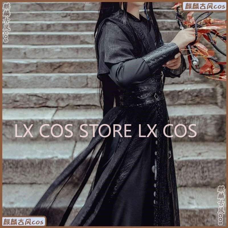 Tian Guan Ci Fu He Xuan Косплей Костюм Ша По Ланг Персонаж Chang Geng Mo Ran Обувь Парик Китайские