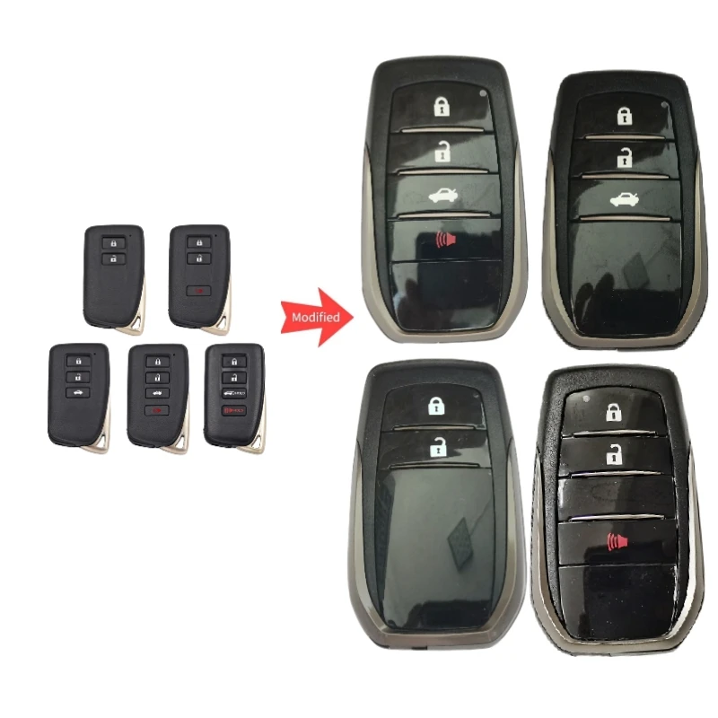 2/3/4 Button Modified Smart Remote Car Key Shell Case for Lexus ES350 IS/ES/GS/NX/RX/GX GS300 GS350 IS250 ES250 NX200 NX300H