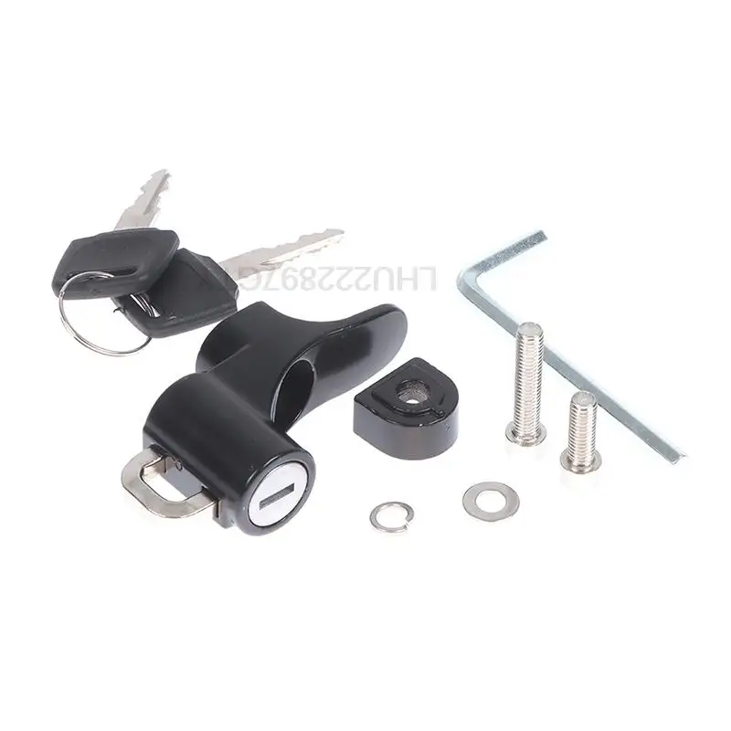 

1 set Motorcycle Universal Helmet Lock Handlebar 22-26mm Anti-theft Security Motorbike