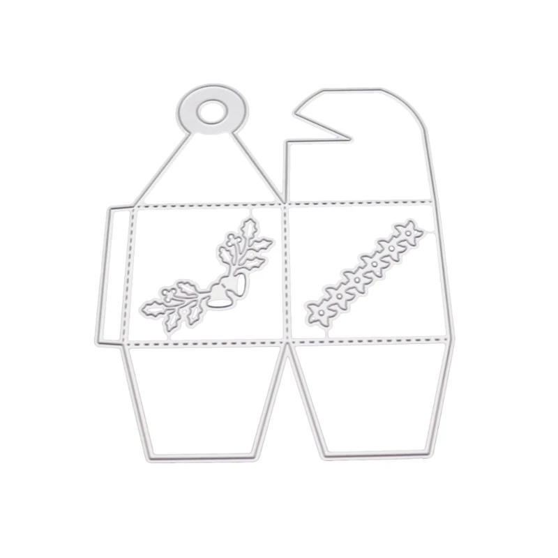 

Christmas Box Metal Cutting Dies Stencil DIY Scrapbooking Album Paper Card Template Mold Embossing Craft Decoration