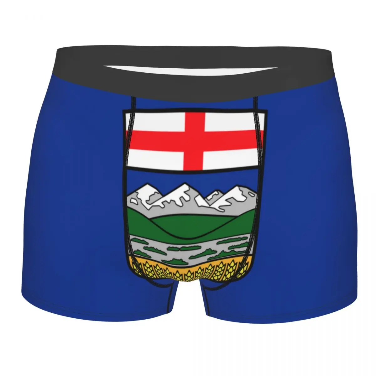 

Boxer Men Underwear Male Panties Flag Of Alberta Shorts Boxer Comfortable Shorts Homme